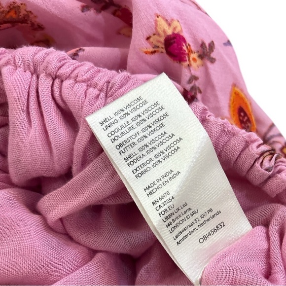 Free People Bali Citrus Skies One Piece Wide Leg Jumpsuit Size Extra Small NWT - Picture 6 of 8